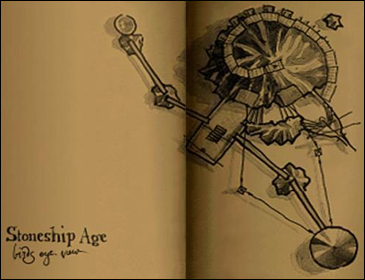 Stoneship Age Journal Drawing